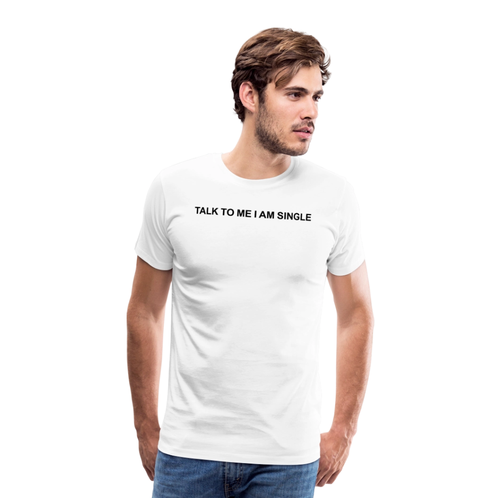 SINGLE - Männer T-Shirt - Weiß
