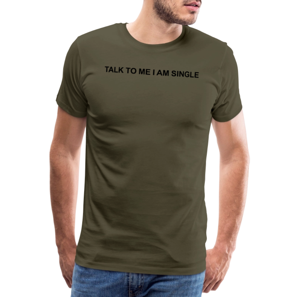 SINGLE - Männer T-Shirt - Khaki