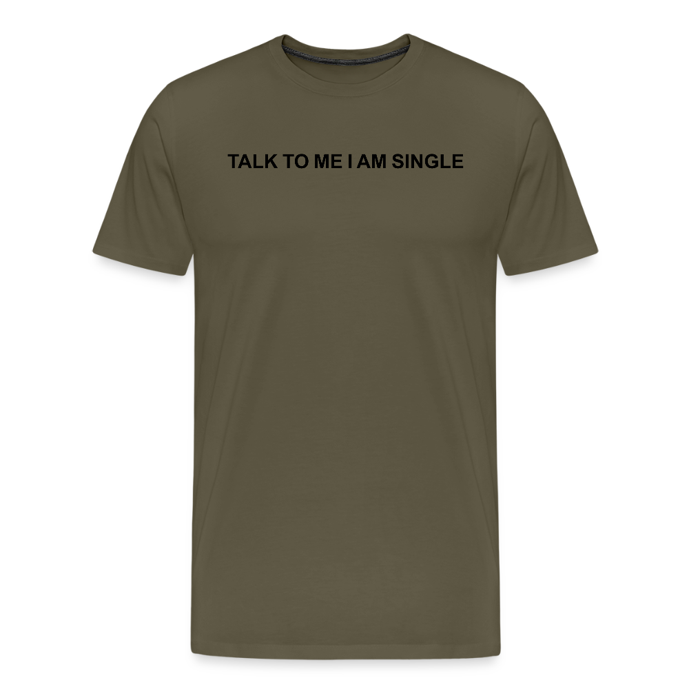 SINGLE - Männer T-Shirt - Khaki