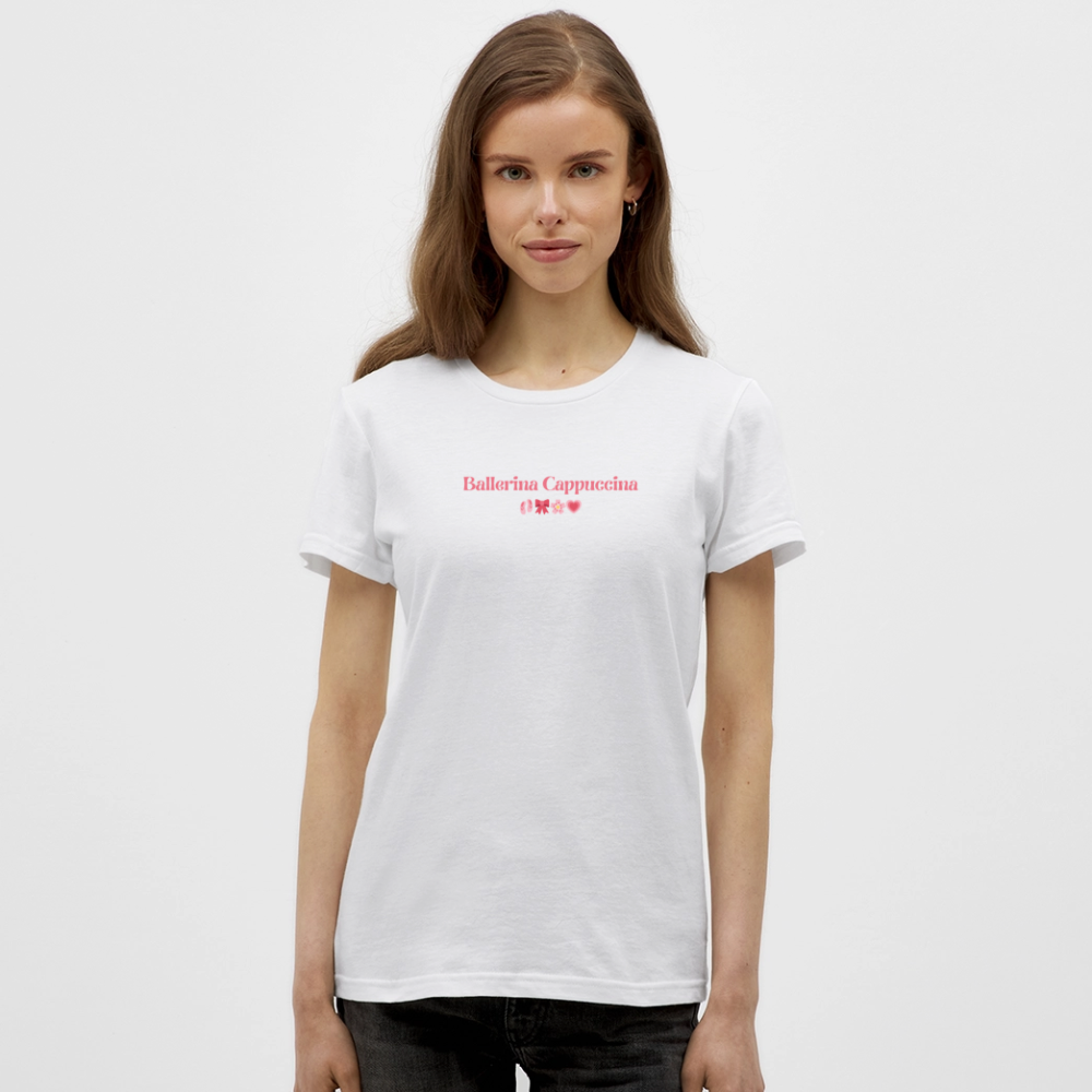 Ballerina Cappuccina T-Shirt - Weiß
