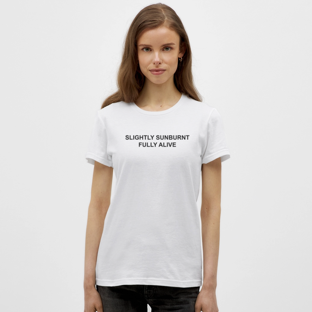 SUNBURN - Frauen T-Shirt - Weiß