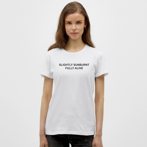 SUNBURN - Frauen T-Shirt - Weiß