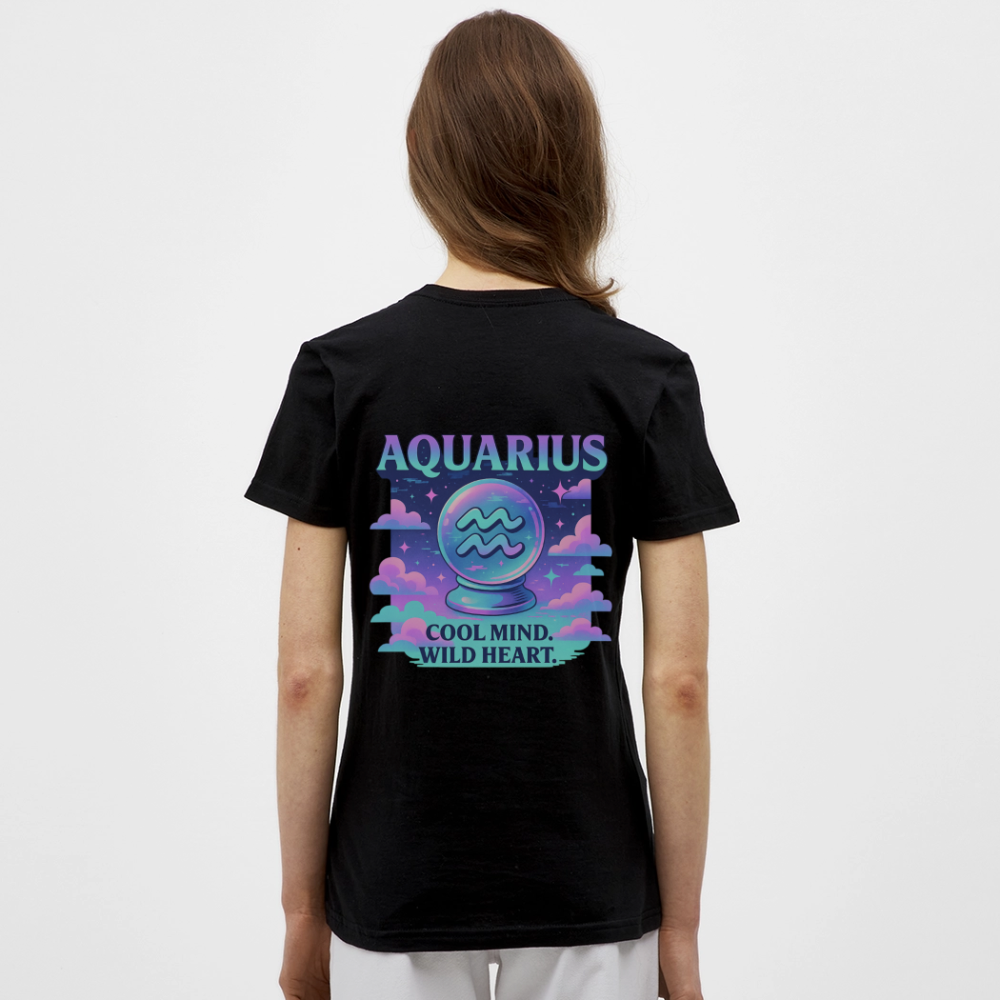 Aquarius - T-Shirt - Schwarz