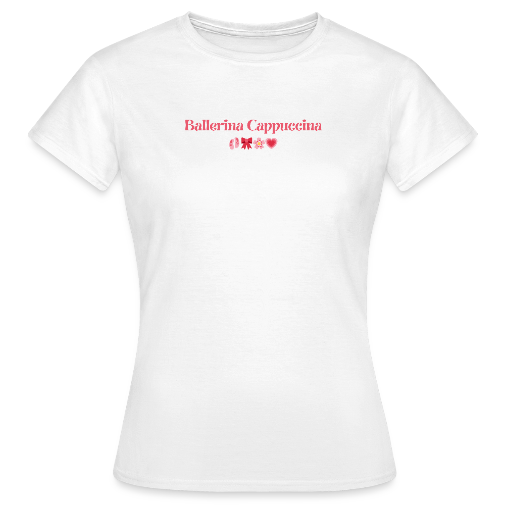 Ballerina Cappuccina T-Shirt - Weiß