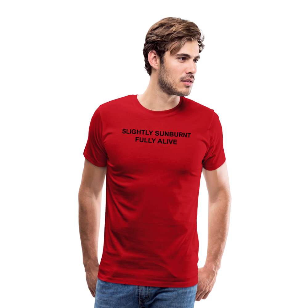SUNBURN - Männer T-Shirt - Rot