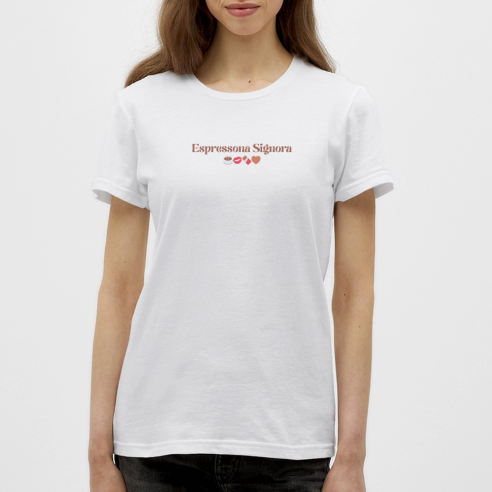 Espressona Signora T-Shirt - Weiß